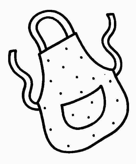 Фартук для разукрашивания