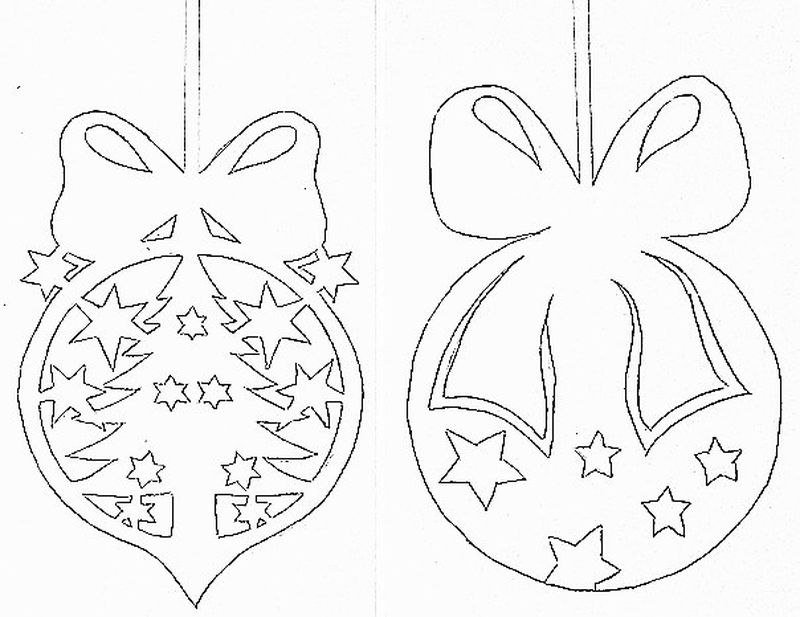 Новогодние шаблоны для вырезания