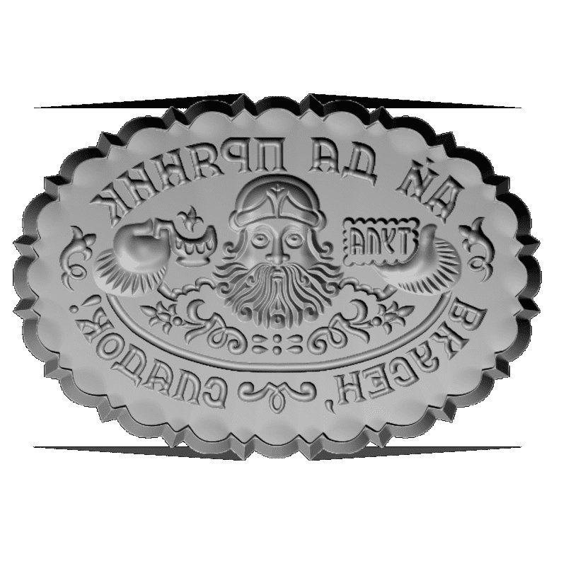 Трафарет тульского пряника