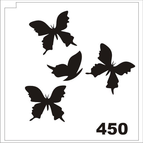 Трафарет для блеск-тату