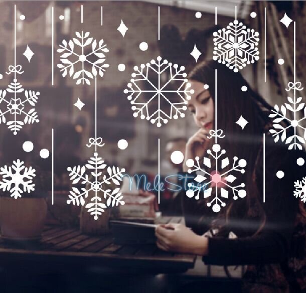 Снежинки на зеркале