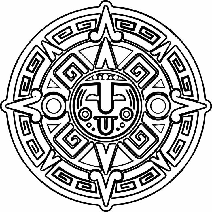 Узоры Майя и ацтеков