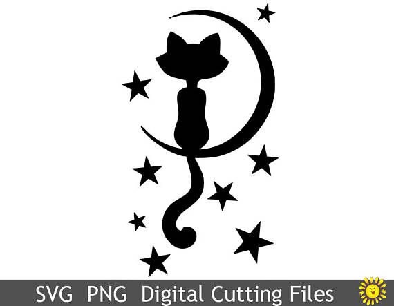 Трафарет кошки