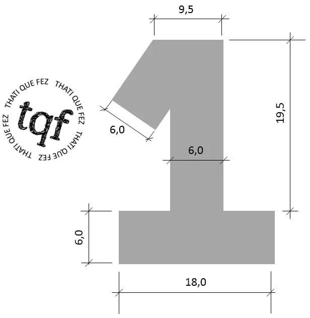 Цифра 1 трафарет для торта размер