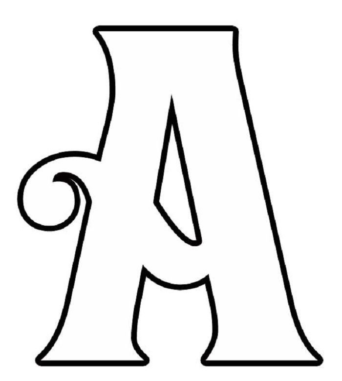 Макеты букв для вырезания