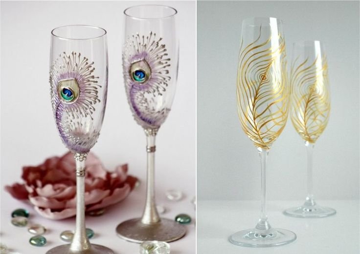 Бокалы на свадьбу