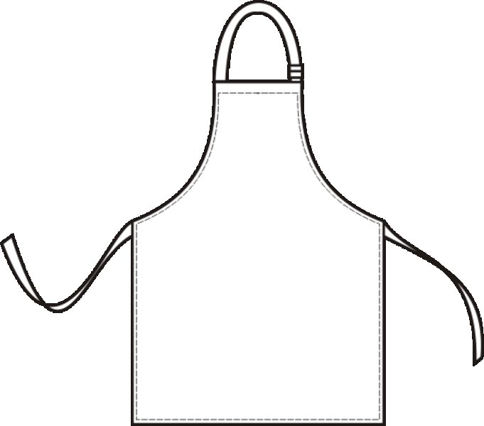 Фартук раскраска