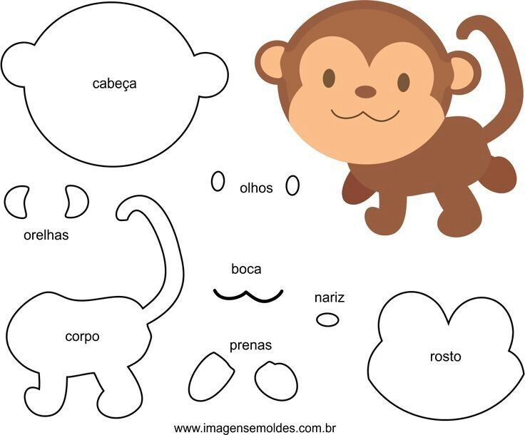 Фетр игрушки выкройки