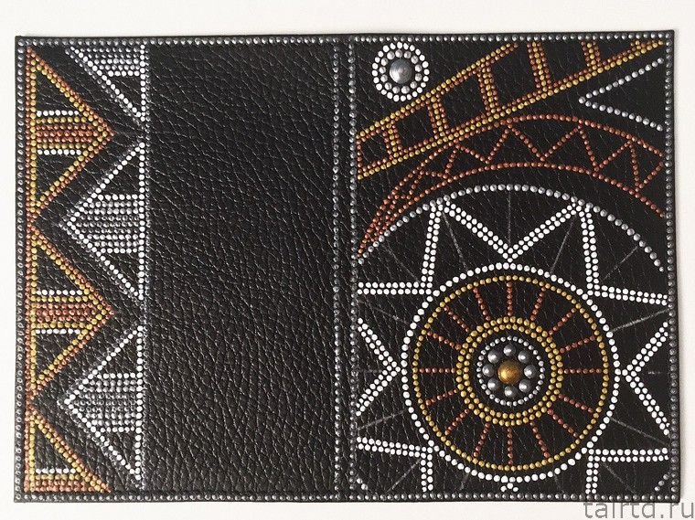 Точечная роспись ежедневника