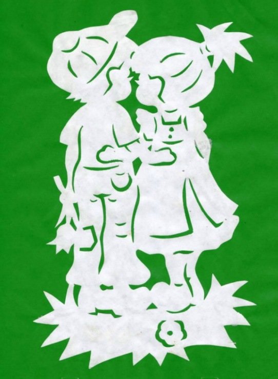 Вытынанки детский сад