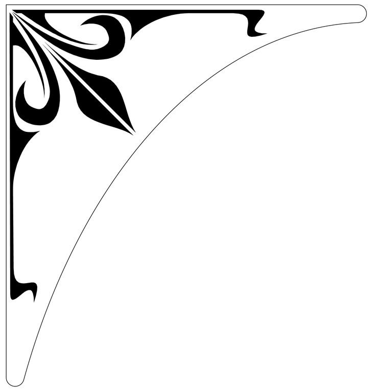 Трафарет угловой