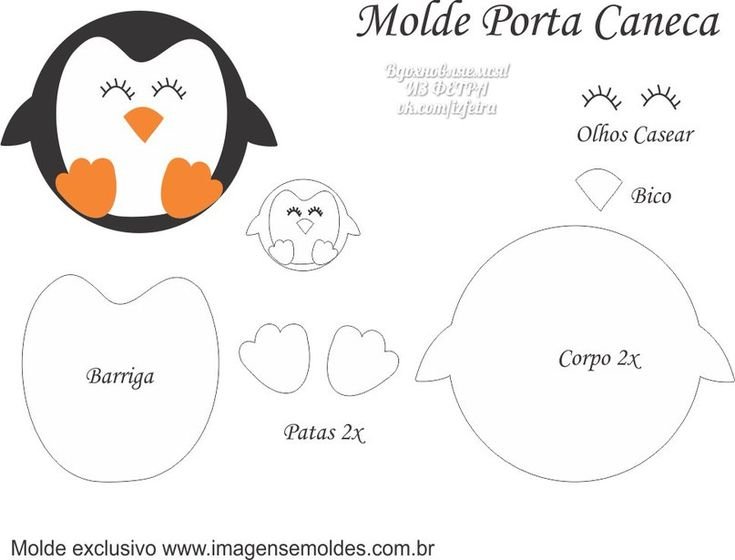 Игрушки из фетра выкройки