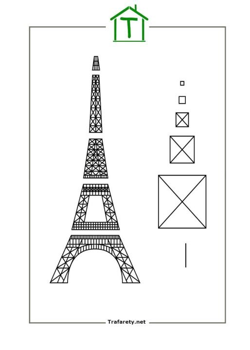 Макет эльфовой башни для 3д ручки