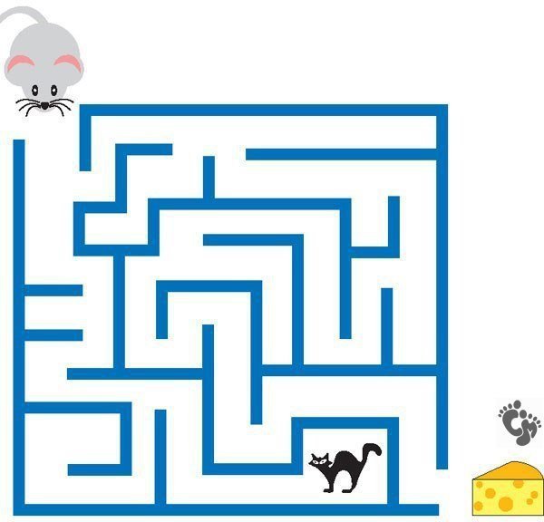 Игра Лабиринт для детей 3-4 лет