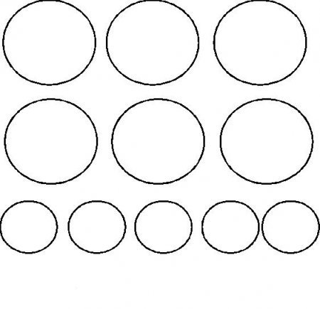 Трафарет круги
