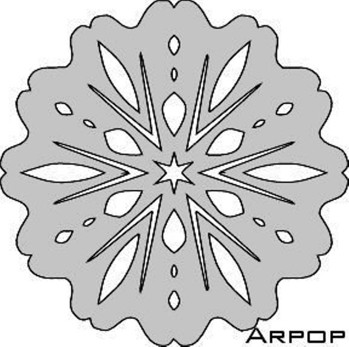 снежинки для выпиливания