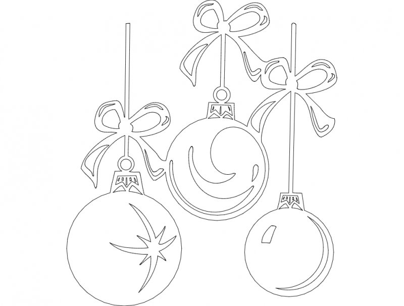 Украшения на окна шары