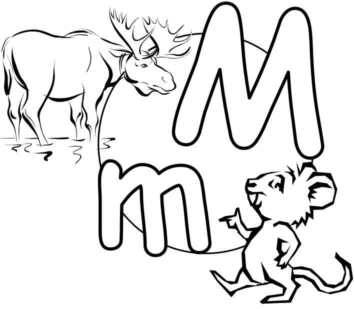 Английский алфавит буква m