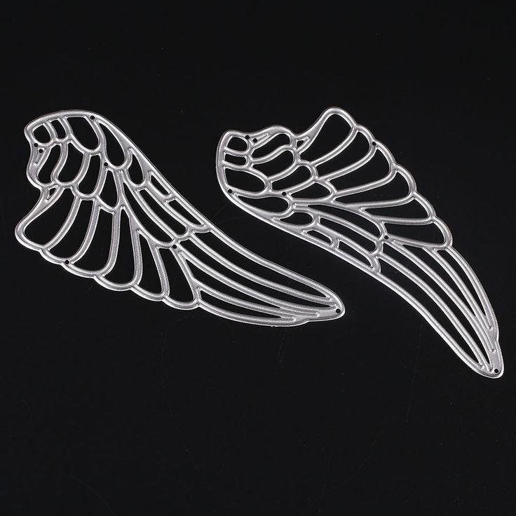 Крылья ангела трафарет