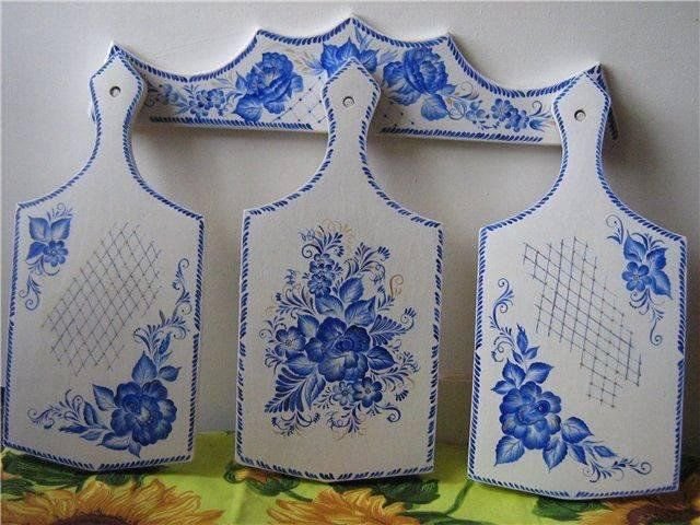 Досочка Гжель