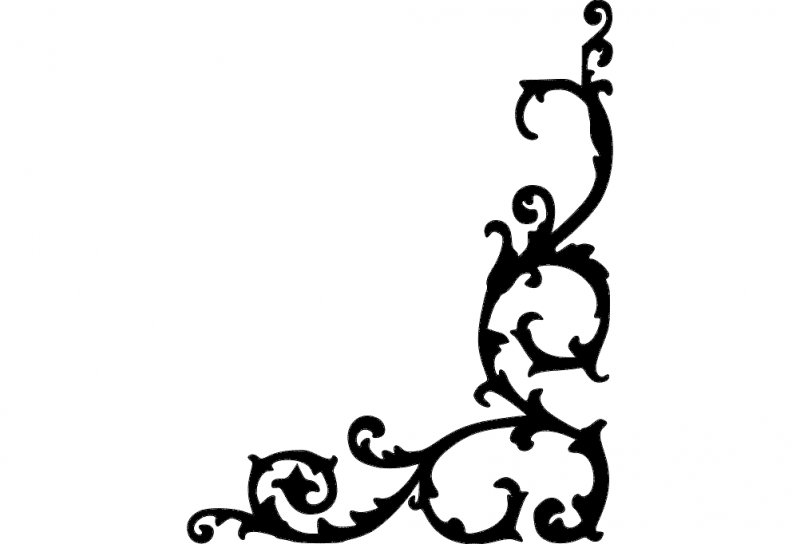 Угловые узоры для резки