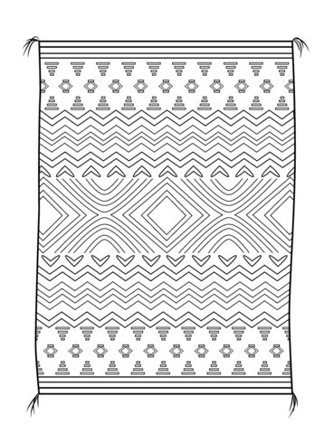 Орнамент ковра рисунок