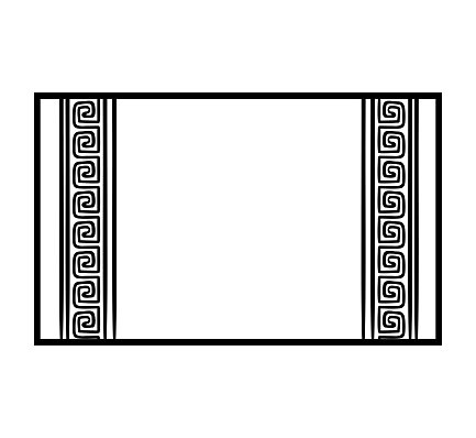 Шаблон коврика для рисования