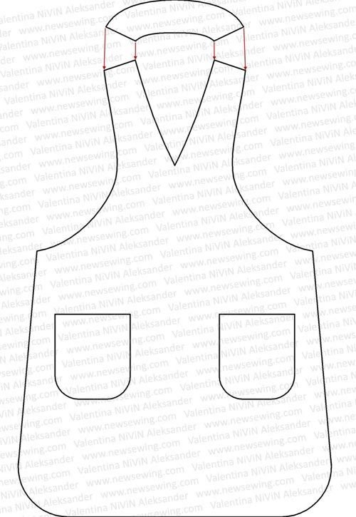 Эскиз фартука