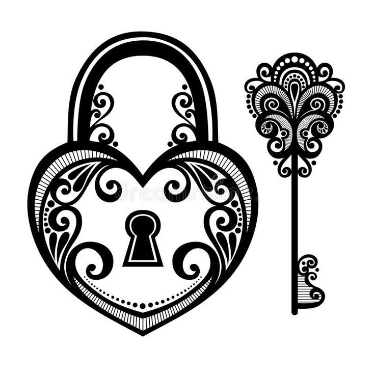 Эскиз замочек