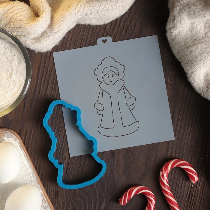 Вырубка и трафарет для пряников купить