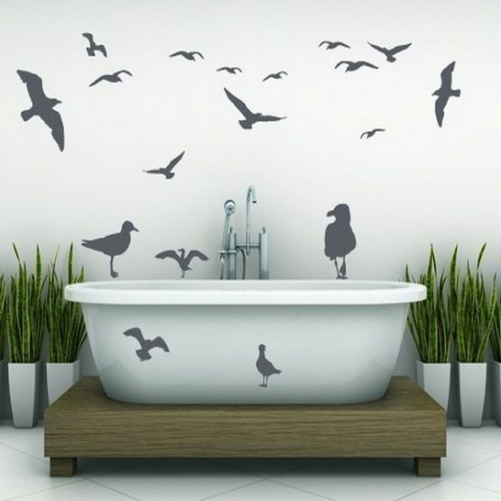 Наклейки Чайки на стену