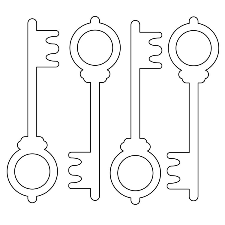 Ключ трафарет