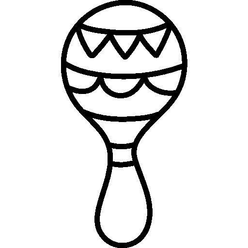 Маракасы раскраска