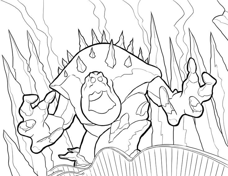 Раскраска монстры