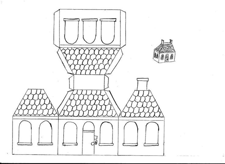Бумажные макеты зданий