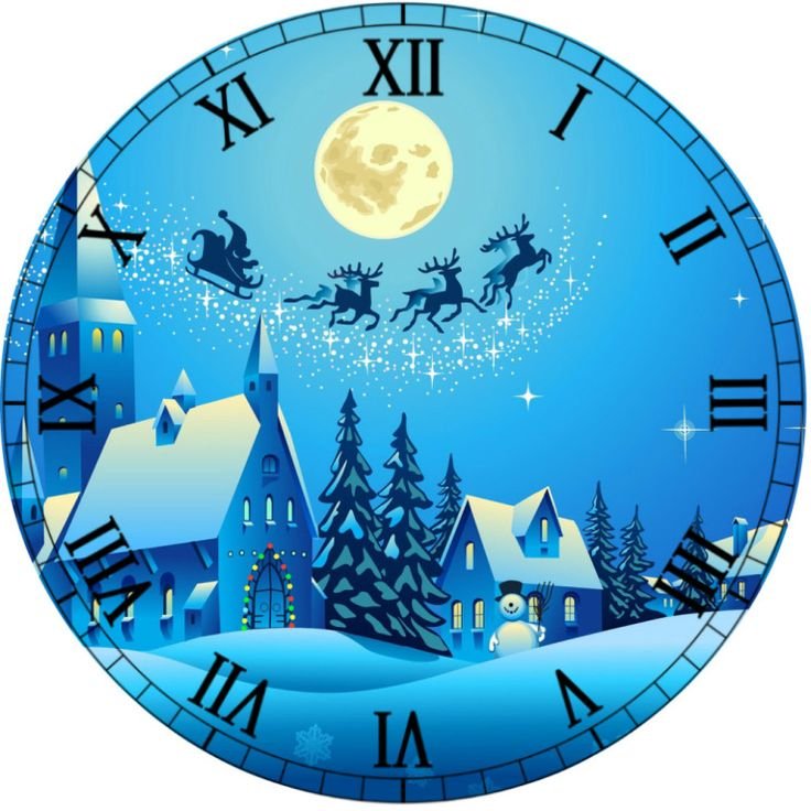 Часы новогодние