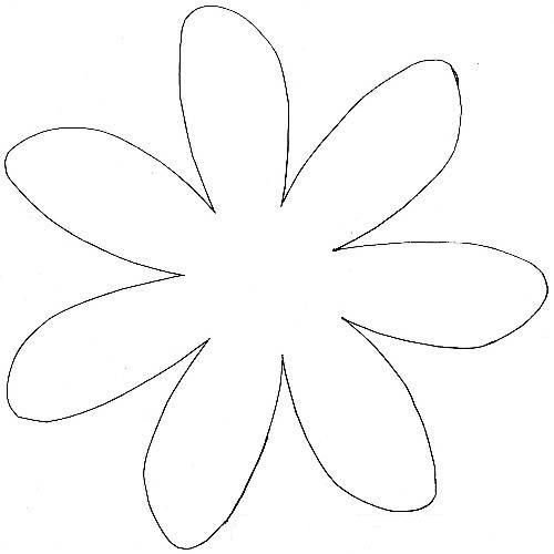 Трафарет цветов для вырезания