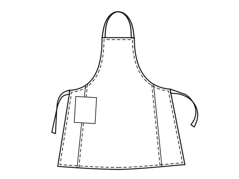 Фартук для раскрашивания