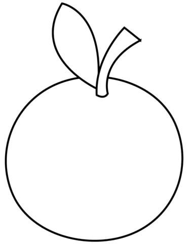 Трафареты фруктов