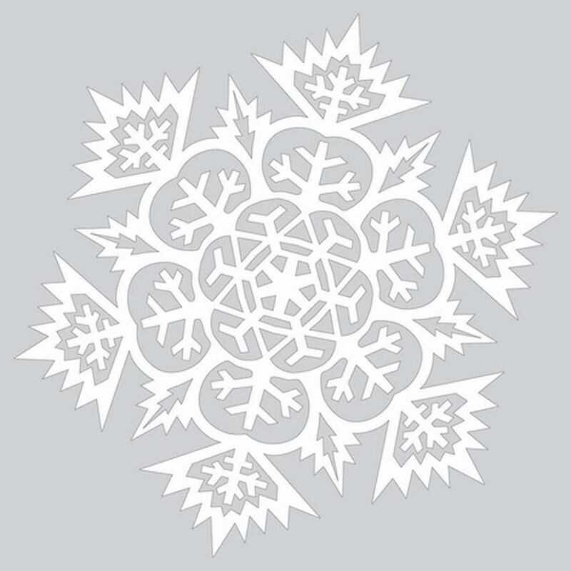 Красивые снежинки на окна