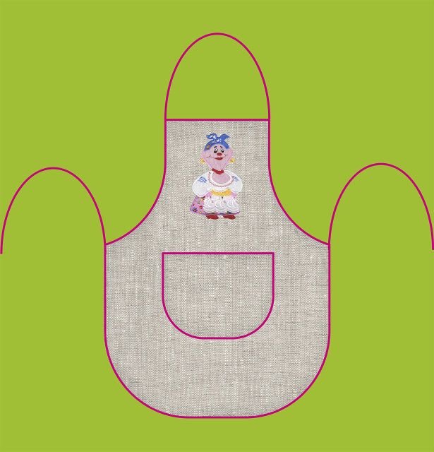 Аппликация фартук