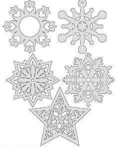 Снежинки из фанеры для вырезания