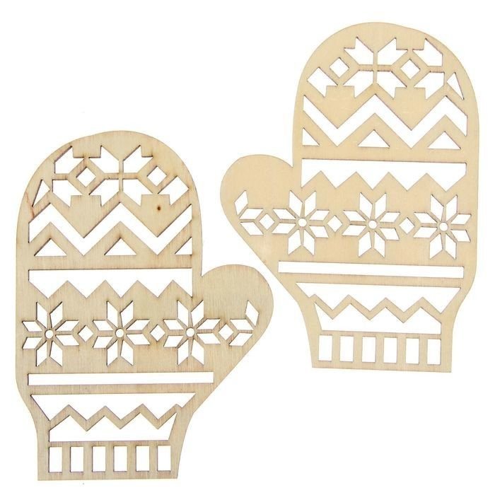 Вытынанка варежка