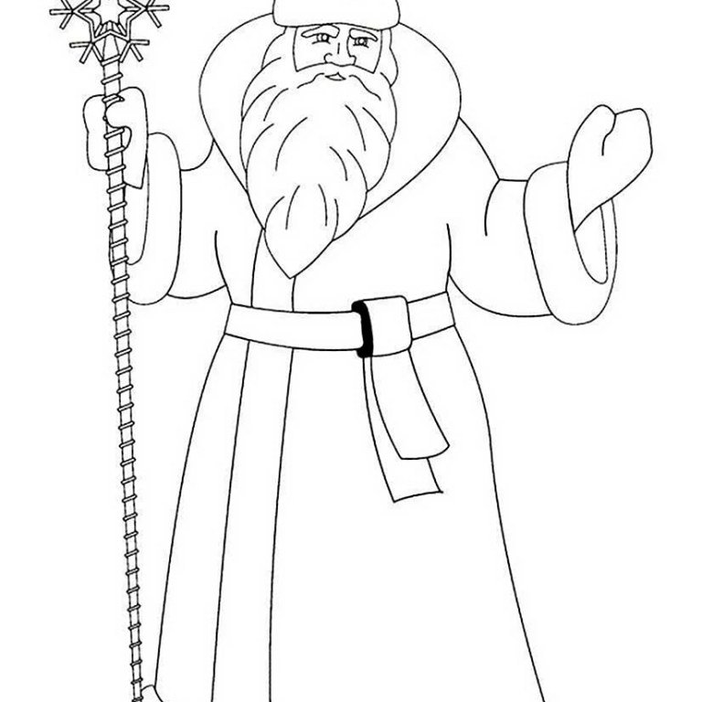 посох деда мороза