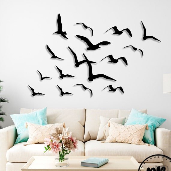 Чайки на стену декор
