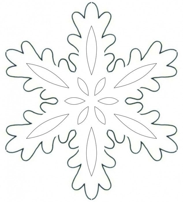 Снежинки для вырезания