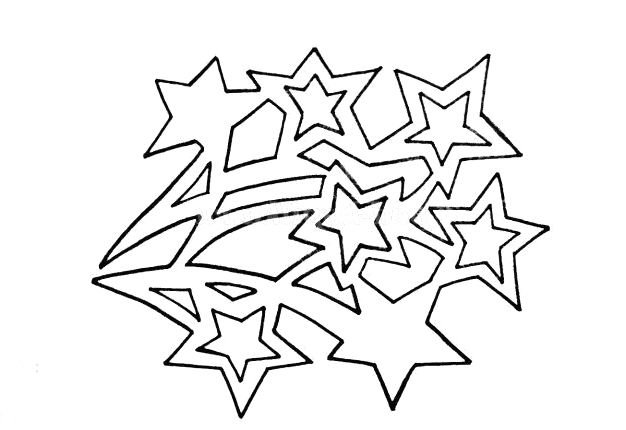 Трафареты салют для вырезания из бумаги