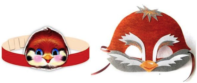 Маска птицы для детей