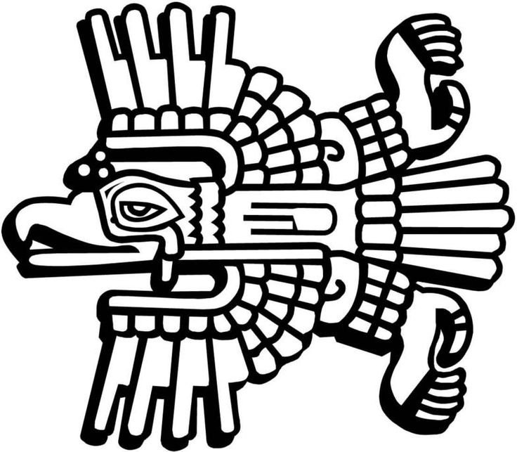 Древние символы Майя Ацтеки