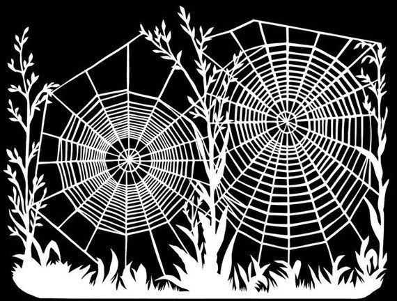 Паутина для вырезания из бумаги